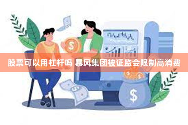 股票可以用杠杆吗 暴风集团被证监会限制高消费