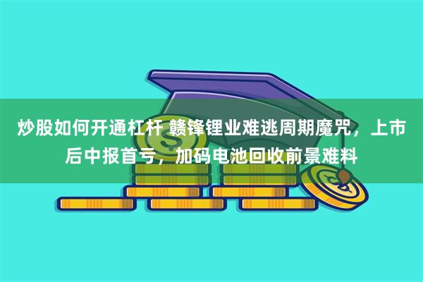 炒股如何开通杠杆 赣锋锂业难逃周期魔咒，上市后中报首亏，加码电池回收前景难料