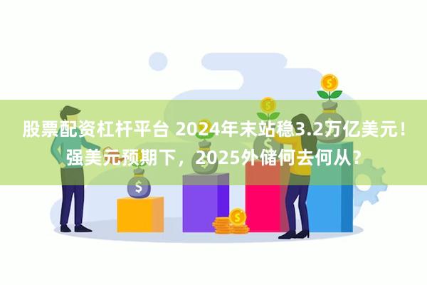 股票配资杠杆平台 2024年末站稳3.2万亿美元！强美元预期下，2025外储何去何从？