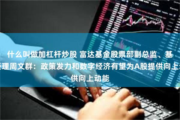 什么叫做加杠杆炒股 富达基金股票部副总监、基金经理周文群：政策发力和数字经济有望为A股提供向上动能